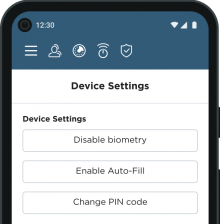 Settings Mobile